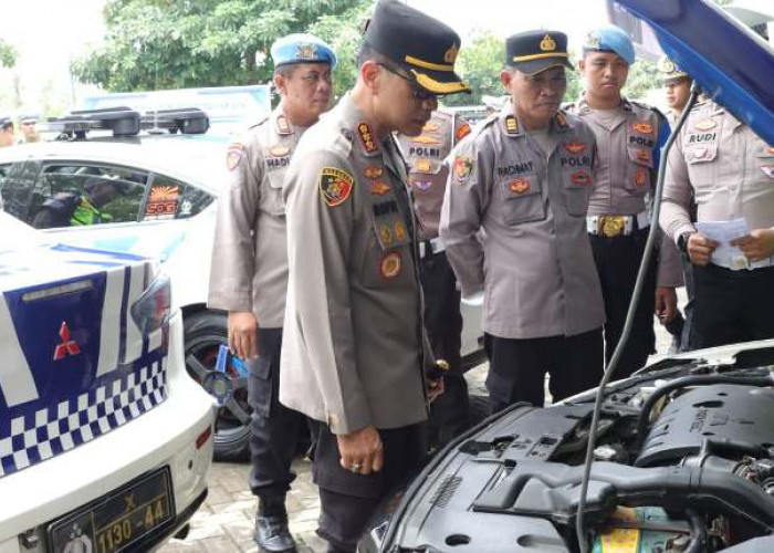 Sambut Operasi Ketupat Semeru 2026, Kapolresta Banyuwangi Cek Kendaraan Dinas