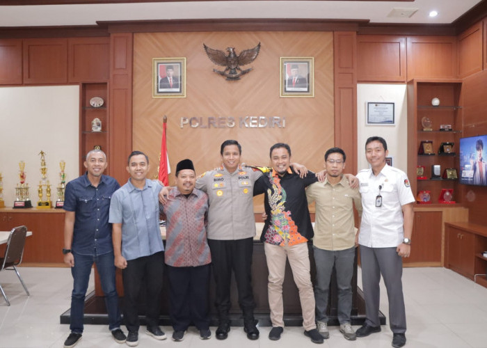 Jalin Sinergitas Jelang Pilkada Serentak 2024, Kapolres Kediri Terima Kunjungan Ketua KPU Kediri