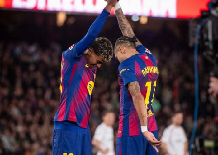 Dua Gol Raphinha Jadi Penentu, Barcelona Kian Kokoh di Puncak LaLiga