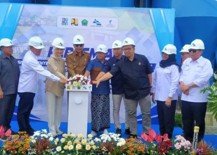 Wujudkan Kemandirian Air Bersih, Wali Kota Malang Resmikan WTP SPAM Bango