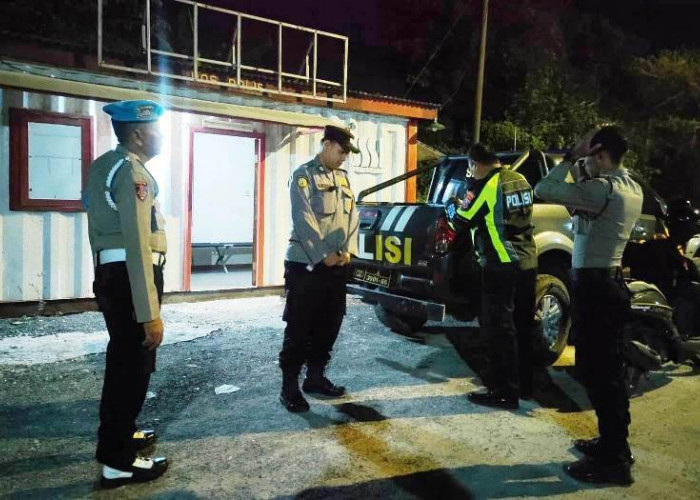 Patroli Kring Malam Satreskrim Polres Bangkalan Sisir Tapal Kuda Rawan 3C dan Begal Motor