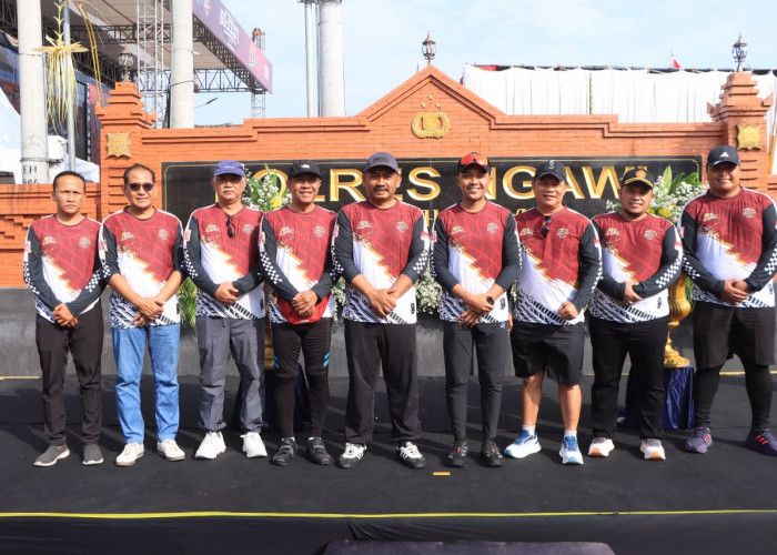 Wujudkan Wajah Baru yang Lebih Modern, Pagar Satya Haprabu Mapolres Ngawi Resmi Diresmikan
