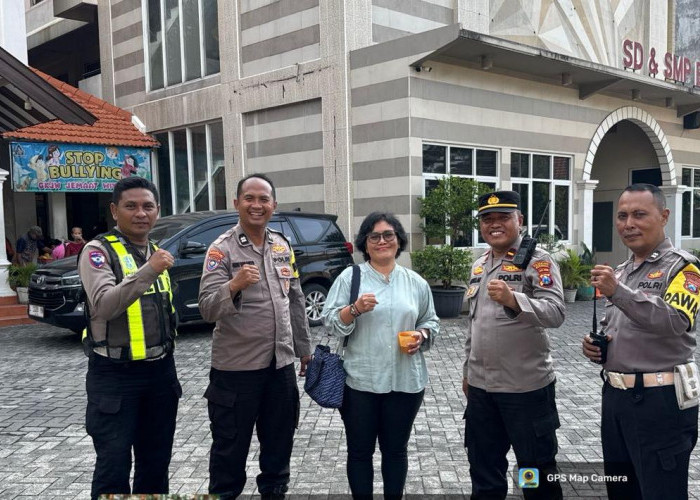 Polsek Wiyung Pastikan Keamanan Ibadah Kenaikan Isa Almasih di GKJW