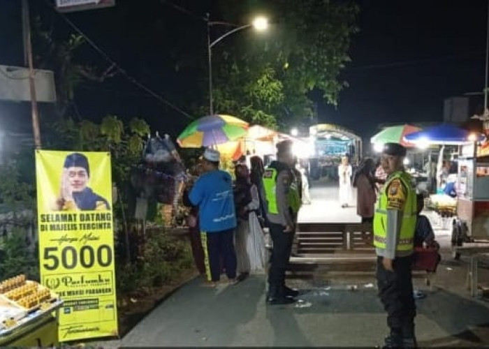 Ciptakan Gebyar Sholawat Berjalan Lancar, Polsek Padangan Lakukan Pengamanan