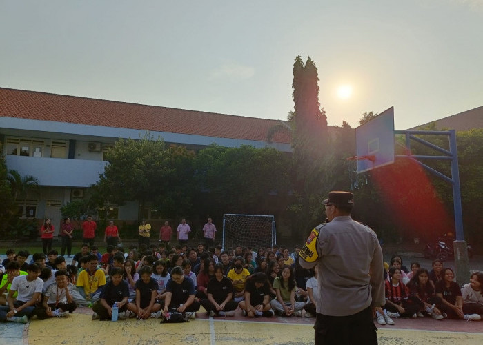 Antisipasi Kenakalan Remaja Jelang Libur Sekolah, Polsek Wiyung Binluh Siswa SMA Katolik Santo Yusuf