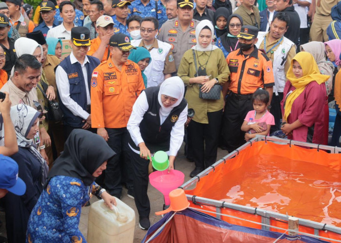 Peringatan Hari Kesiapsiagaan Bencana 2026, Khofifah Wanti-wanti Ancaman Kemarau Ekstrem di Jatim