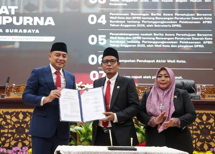 Raperda Pertanggungjawaban APBD 2025 Disetujui, Pemkot Surabaya Siapkan Pembahasan PAK