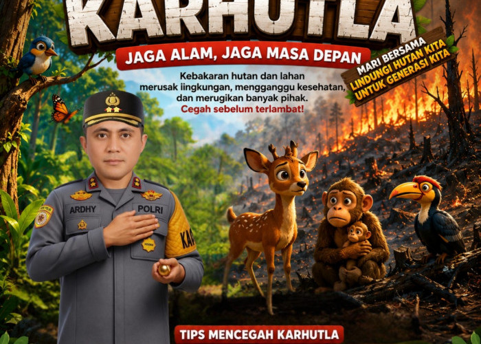 Polres Blitar Tingkatkan Mitigasi Karhutla di Musim Kemarau, Larang Warga Membakar Lahan
