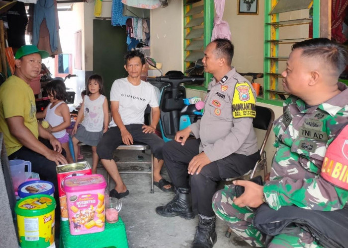 Polsek Wiyung Bersama Babinsa Gelar Sambang Wilayah, Perkuat Sinergi Kamtibmas