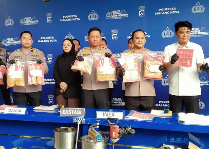Tiga Bulan, Satreskoba Polresta Malang Kota Ungkap 119 Kasus dan Ringkus 175 Tersangka