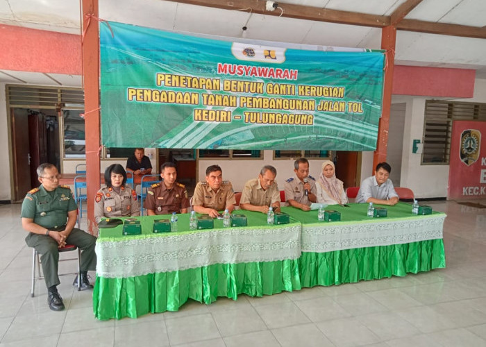 Kantah ATR/BPN Tulungagung Hadiri Musyawarah Ganti Rugi Pengadaan Tanah Pembangunan Tol Kediri-Tulungagung