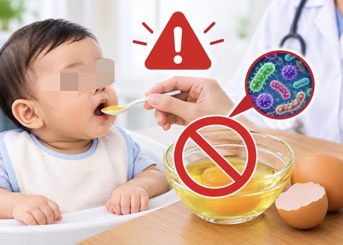 Kasus Bayi Alena Jadi Sorotan, IDAI Ingatkan Bahaya Telur Mentah bagi Bayi