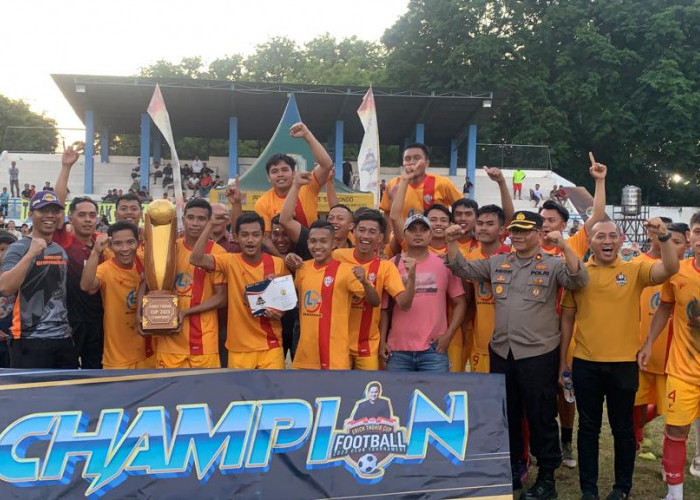 RADO FC Binaan Kapolres Situbondo Juarai Turnamen Sepak Bola Erick Thohir Cup 2023