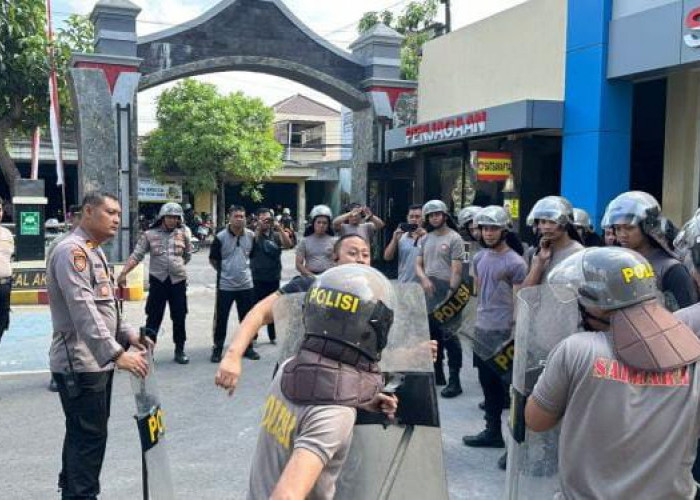 Polres Tulungagung Rutin Latihan Dalmas, Tingkatkan Kesiapan Personel