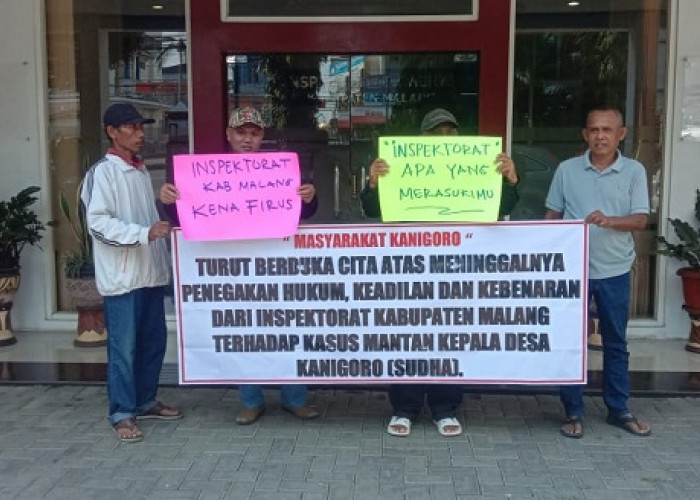 Kasus Dugaan Penyelewengan Dana Desa: Warga Kanigoro Kembali Tagih Inspektorat Malang soal Mantan Kades