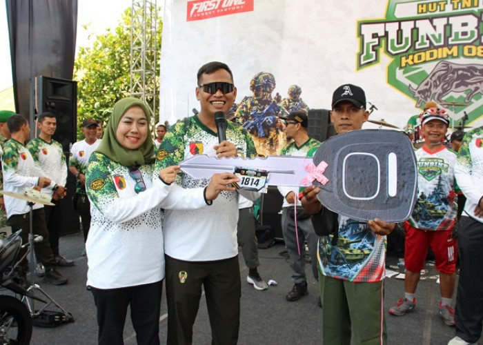 Mimpi Dua Perkutut Putih, Warga Gumukmas Jember Bawa Pulang Mobil di Fun Bike HUT Ke-81 TNI