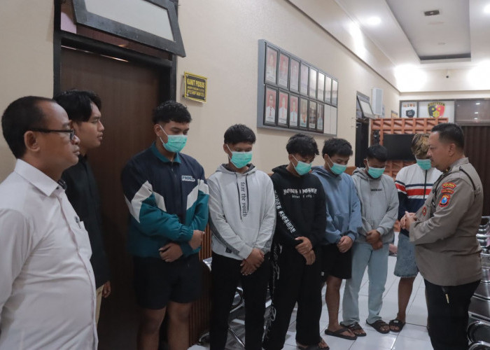 Polres Blitar Amankan Oknum Kelompok Perguruan Usai Lakukan Pengadangan