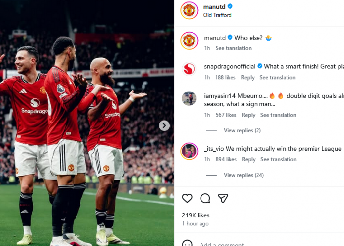 MU Gaspol! Kalahkan Tottenham, Kemenangan Keempat Beruntun Buka Peluang Bersaing di Papan Atas