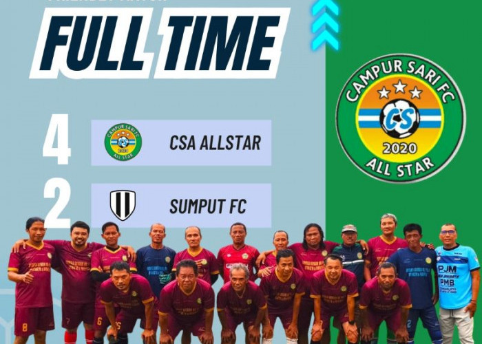 CSA Allstar Menang 4-2 atas Sumput FC, Bukti Kekompakan dan Semangat Olahraga Sehat