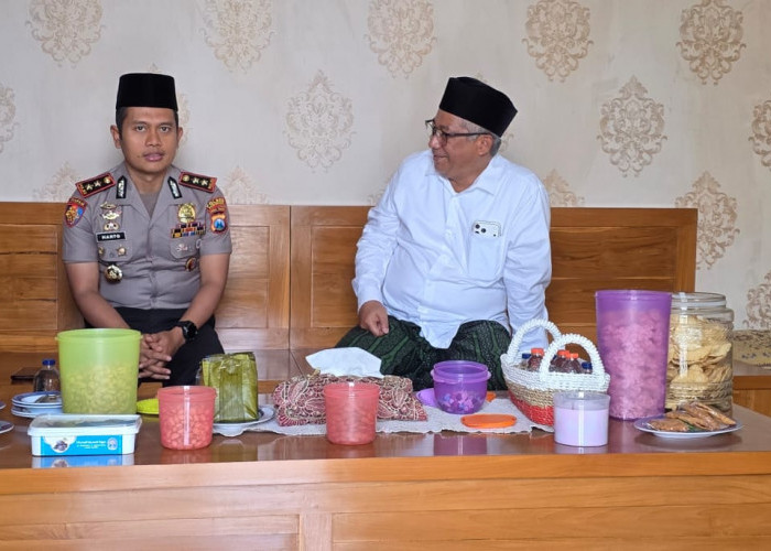 Kapolres Pasuruan Sowan ke Pengasuh Ponpes Cangaan II Bangil
