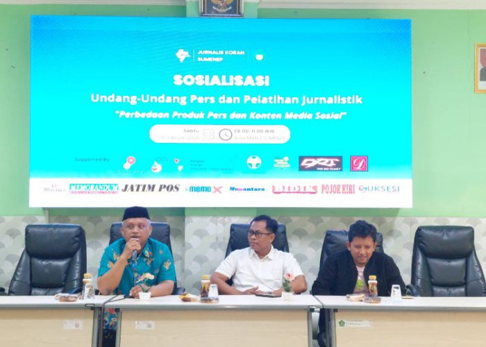 Jurnalis Koran Sumenep Gelar Sosialisasi Undang-Undang Pers di MAN 1