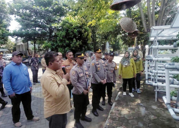 Polresta Sidoarjo Apresiasi Inovasi Warga Kelola Ketahanan Pangan Berbasis Hidroponik