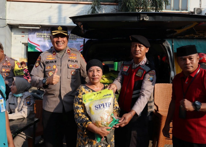 Dukung Program Ketahanan Pangan, Polres Pelabuhan Tanjung Perak Gelar Gerakan Pangan Murah