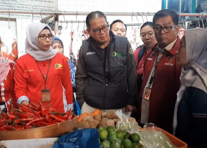 Satgas Pangan Polda Jatim Sidak Pasar Pucang, Pastikan Kestabilan Harga Bahan Pokok Jelang Ramadan