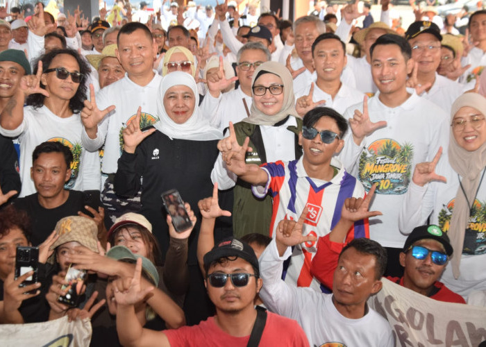 Pemkab Lamongan Raih Penghargaan Pengelolaan Mangrove Terbaik se-Jatim dari Gubernur Khofifah 