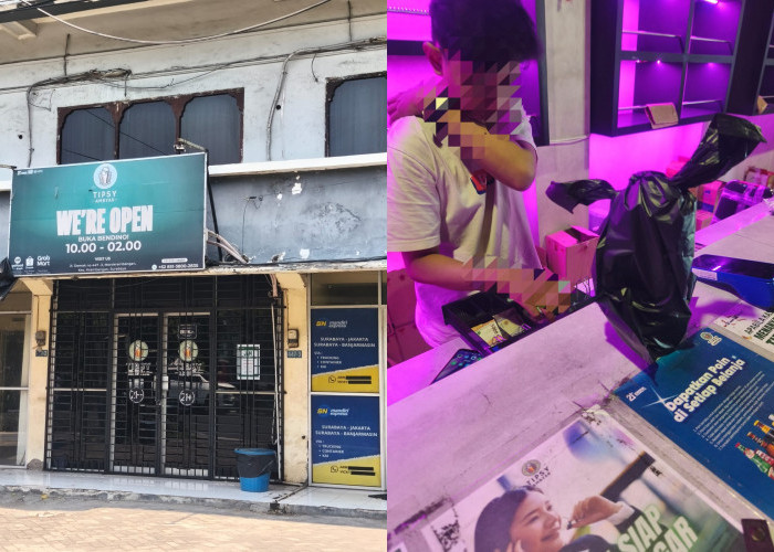 Satu Grup Beda Nama, Outlet Tipsy Ambyar Nekat Jual Miras Eceran
