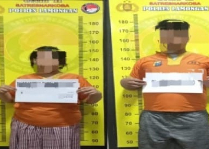 Dua Pengedar Sabu 19,85 Gram asal Grobogan Diciduk Polres Lamongan