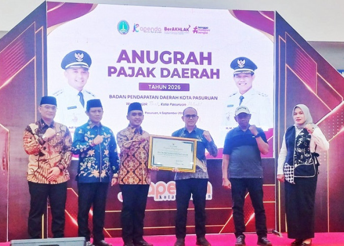 Anugerah Pajak Daerah 2026, Pemkot Pasuruan Apresiasi Wajib Pajak Taat