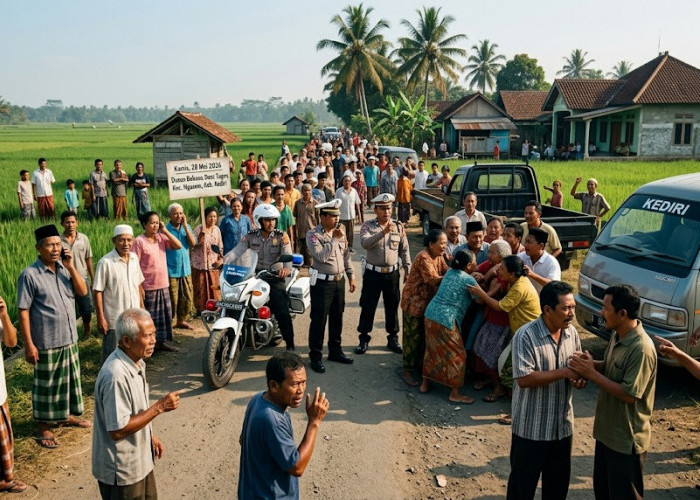 Warga Ngasem Kediri Geger, Bayi Merah Ditemukan Menangis di Pinggir Jalan