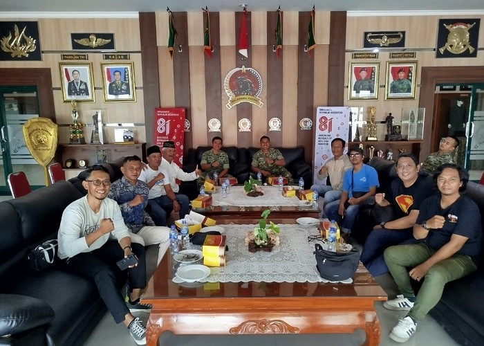Yonif 509/BY Jember Pererat Keakraban dengan Jurnalis Televisi, Siapkan Agenda Olahraga Bersama