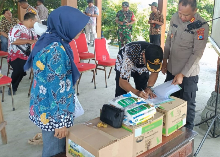 Tiga Pilar Wonoayu Serahkan Bibit Jagung, Dukung Ketahanan Pangan