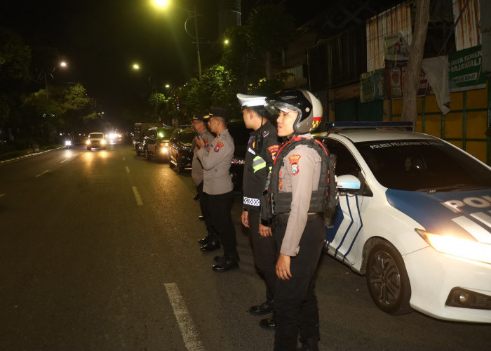 Patroli Cipkon Polres Pelabuhan Tanjung Perak, Cegah Gangster dan Balap Liar