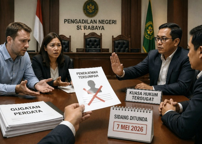 Mediasi Gugatan WNA di PN Surabaya Gagal, Tunggu Penerjemah Tersumpah