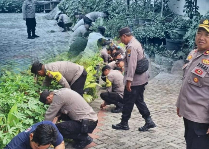 Wujudkan Mako Nyaman, Polsek Sawahan Terapkan Budaya Tiada Hari Tanpa Korve Demi Indonesia Asri