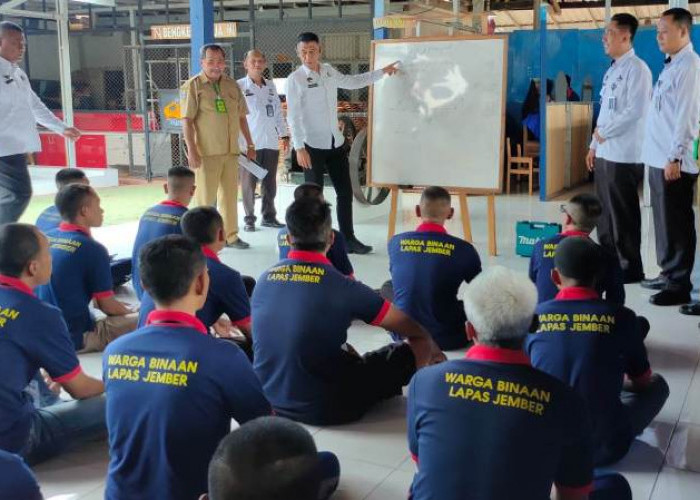 Lapas Jember dan SMKN 2 Gelar Pelatihan Konstruksi Baja Ringan untuk WBP