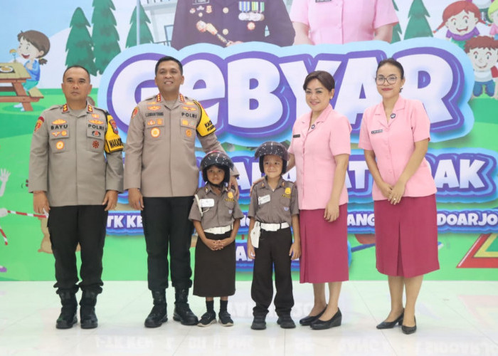  Meriahnya Gebyar Polisi Sahabat Anak di Polresta Sidoarjo