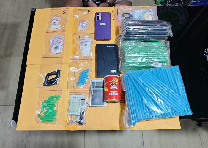 Polres Ngawi Amankan Pengedar Sabu dan Barang Bukti 39 Gram 