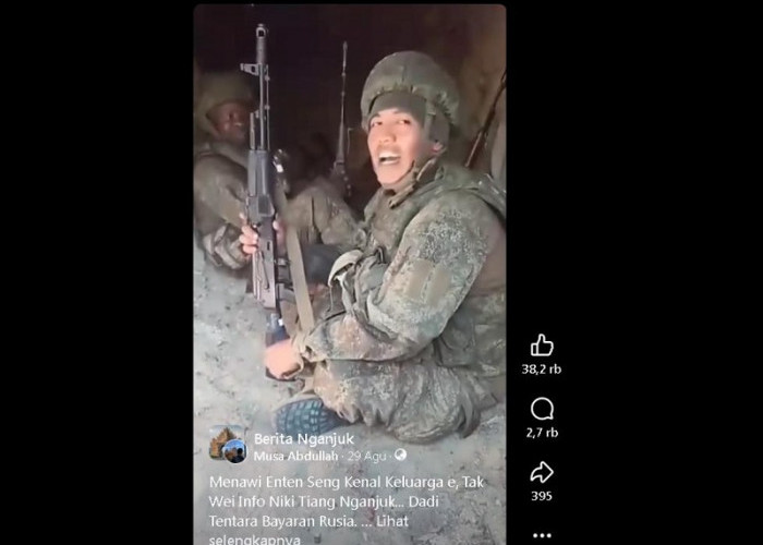 Viral Warga Nganjuk Ikut Berperang di Ukraina, Kemlu Verifikasi Dugaan WNI Gabung Militer Rusia 