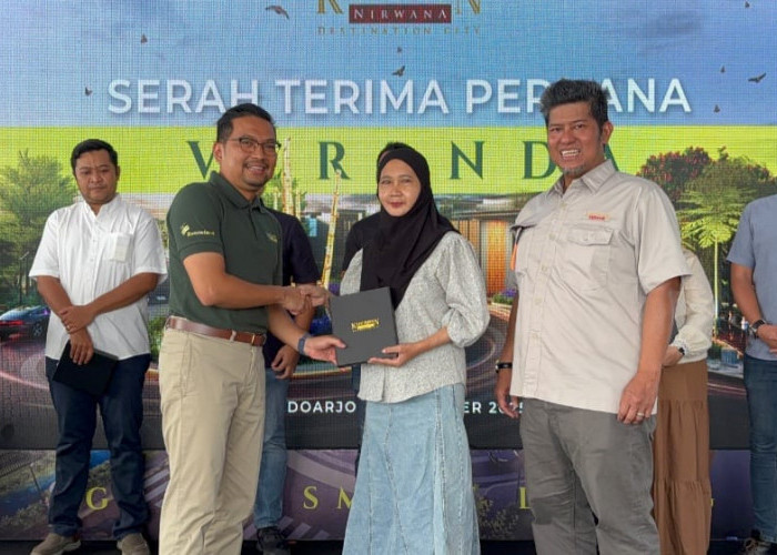 Serah Terima Perdana Cluster Veranda, Kahuripan Nirwana Komitmen Hunian Green Living di Sidoarjo