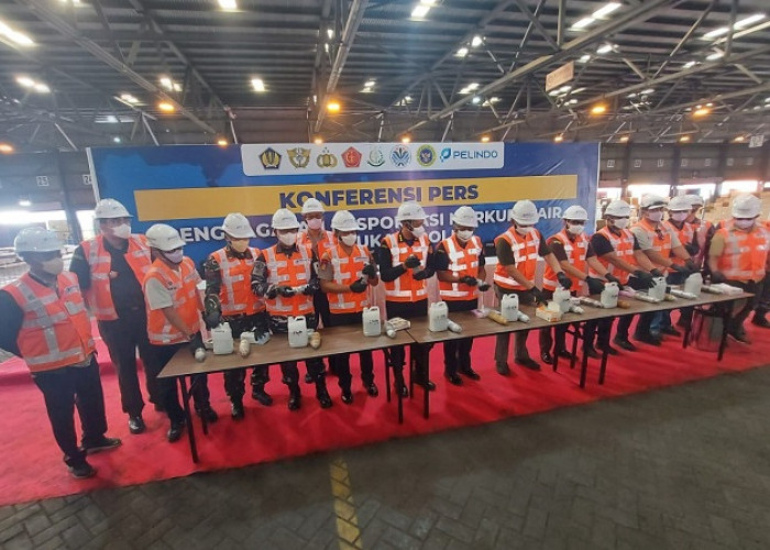 Bea Cukai dan Polri Gagalkan Ekspor 3,4 Ton Merkuri Ilegal di Perak Senilai Rp 17,5 Miliar
