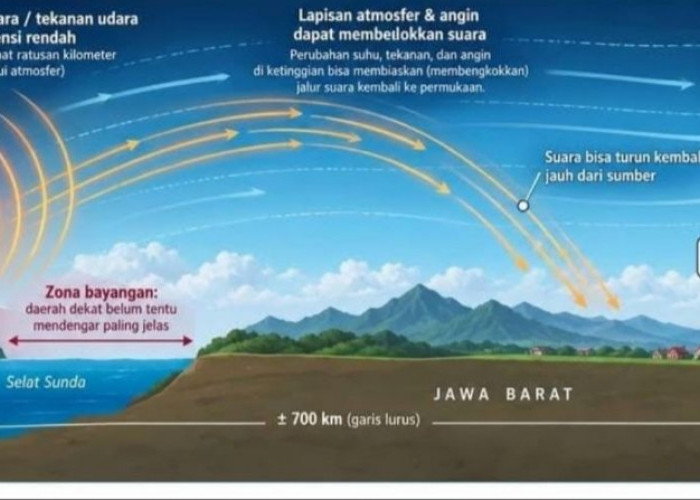 Abu Vulkanik Erupsi Gunung Anak Krakatau Hujani Pulau Jawa dan Sumatera