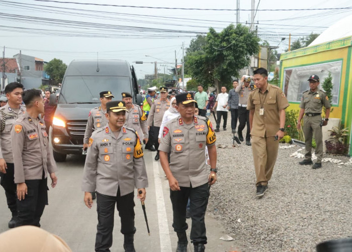 Kapolda Jatim Tinjau Pospam Kenanten Mojokerto, Pastikan Kesiapan Pengamanan Arus Mudik Lebaran
