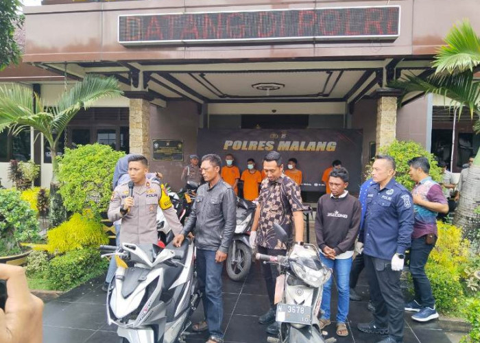 Satreskrim Polres Malang Ungkap Kasus Curanmor: Dicekik Teman MiChat hingga Pingsan, Motor Dilarikan