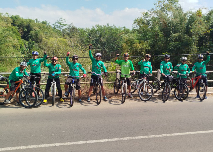 Purnawirawan Polres Jember Rutin Gowes dan Jalan Sehat, Jaga Kebersamaan Lewat Komunitas Si Gobo