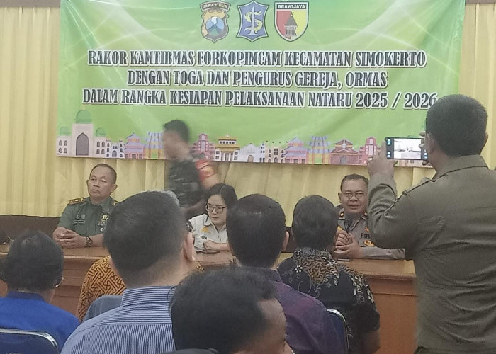 Jelang Nataru, Polsek Simokerto Gelar Rakor Kamtibmas Bersama Tokoh Agama Juga Ormas