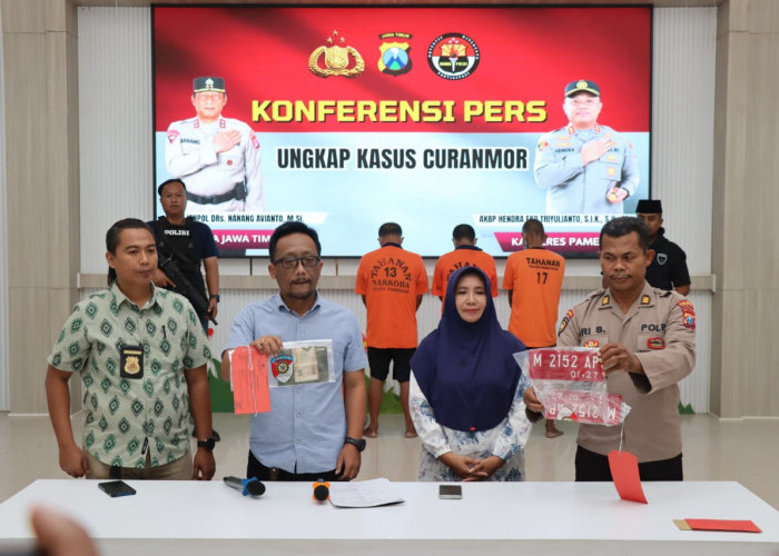 Resahkan Masyarakat, Polisi Amankan 5 Pelaku Curanmor 1 Pelaku Diberi Hadiah Timah Panas